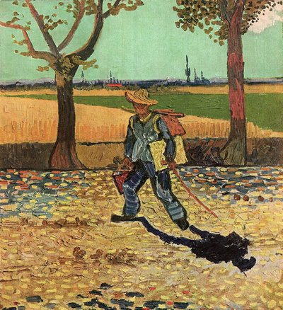 Mann mit Rucksack, 1888 von Vincent van Gogh